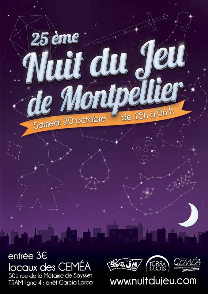 25 ème Nuit du Jeu de Montpellier