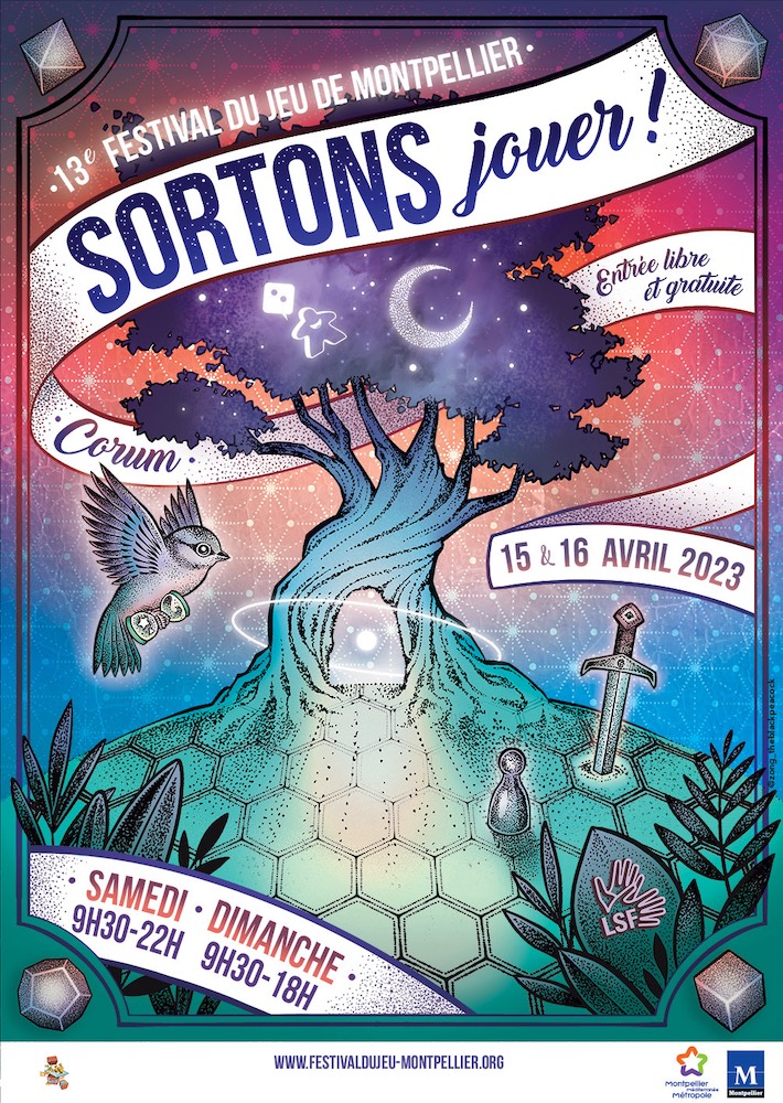 13e festival du jeux de Montpellier – 15 & 16 avril 2023